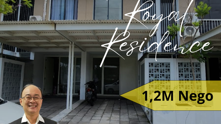 DIJUAL RUMAH 2 LANTAI ROYAL RESIDENCE Cluster OAKWOOD, Wiyung Surabaya Barat  
