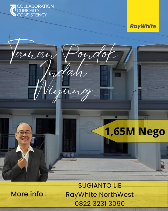 Dijual Rumah Baru Gress Taman Pondok Indah Wiyung Surabaya Barat
