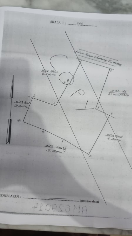 Dijual Tanah Komersial Strategis di Jalan Raya Lemahabang - Renggas Cikarang 8000m