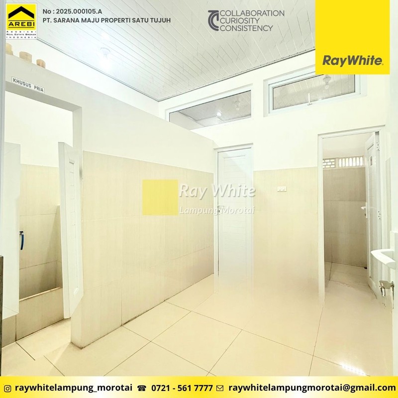 Jual Ruko 3 lantai  (Tempat Usaha) di Cik Ditiro kemiling 