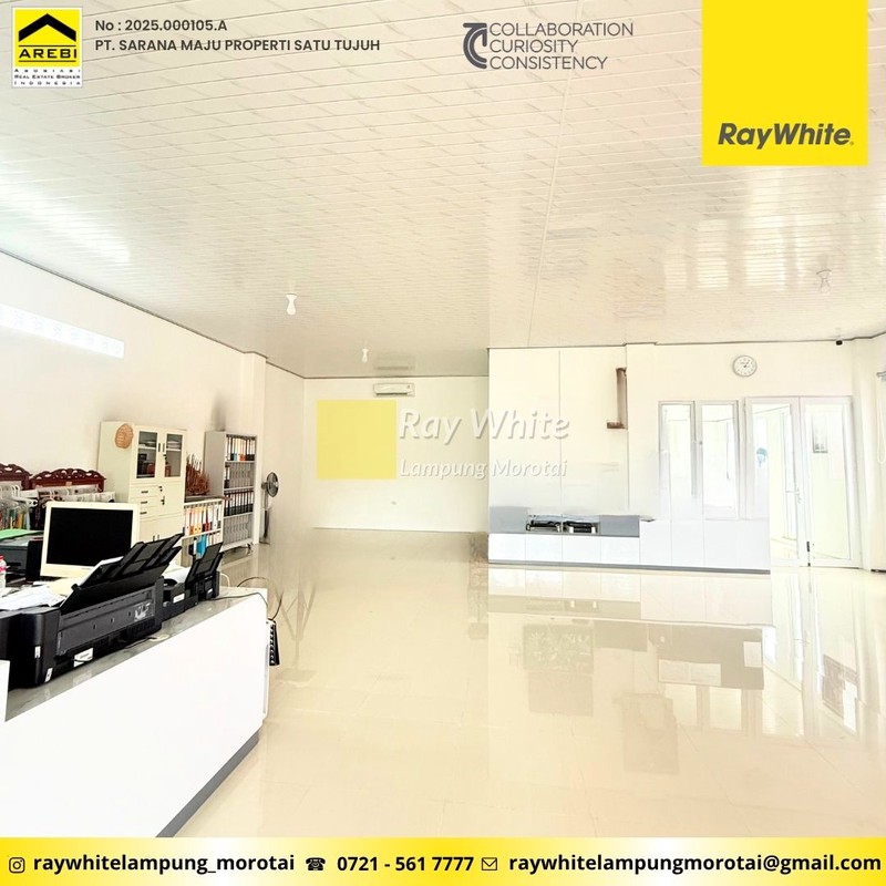 Jual Ruko 3 lantai  (Tempat Usaha) di Cik Ditiro kemiling 