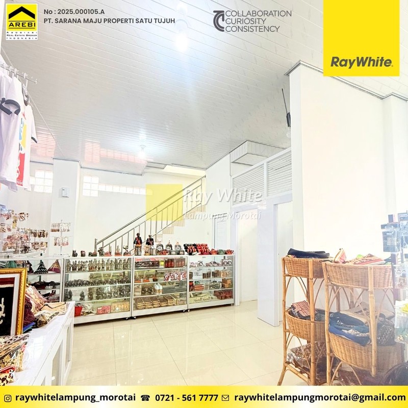 Jual Ruko 3 lantai  (Tempat Usaha) di Cik Ditiro kemiling 