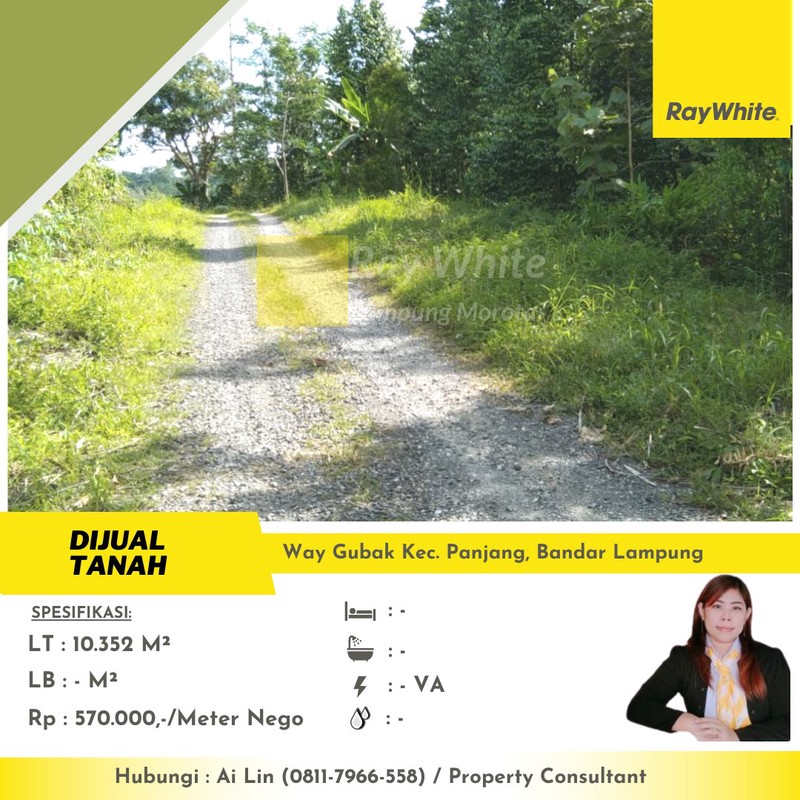 tanah murah way gubag panjang bandar lampung