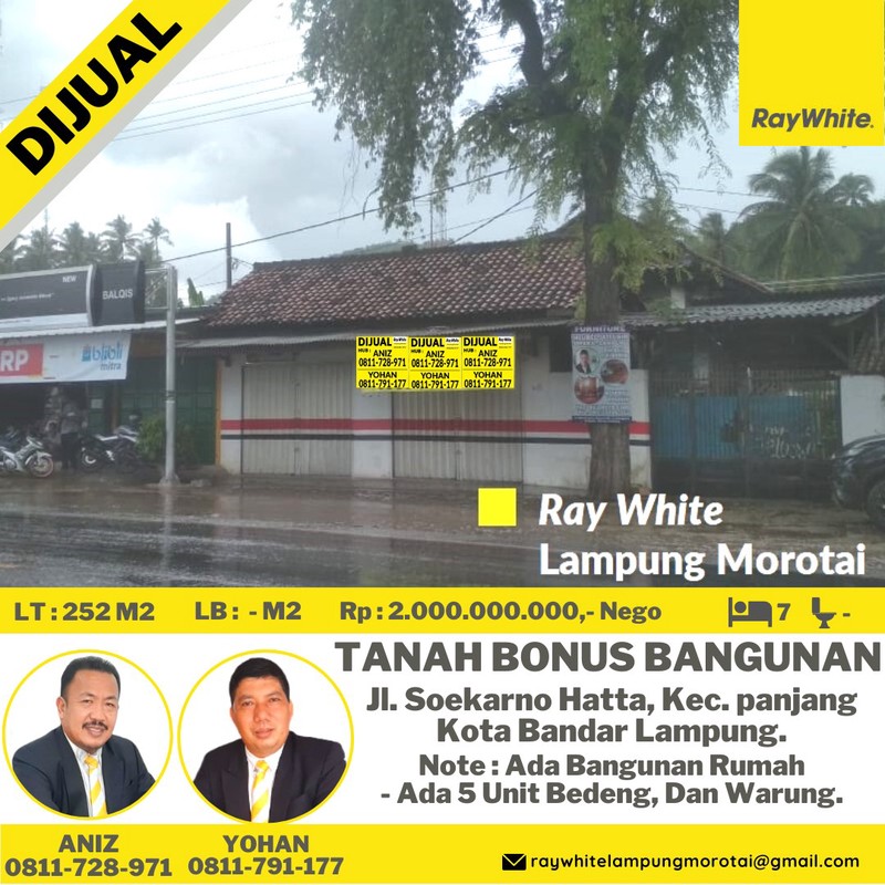 tanah dan bangunan murah panjang balam