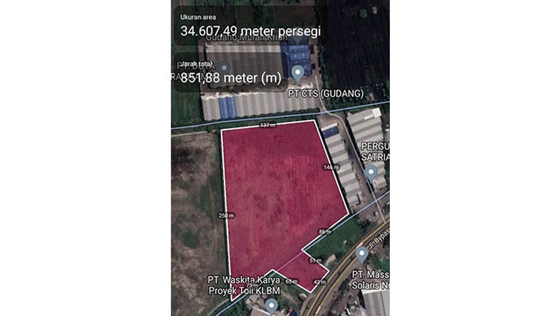 Dijual Kavling Bypass Krion, Sidoarjo