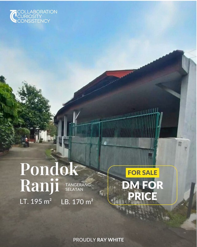 Dijual Rumah Terawat di Komplek Pertamina Pondok Ranji, Tangerang Selatan