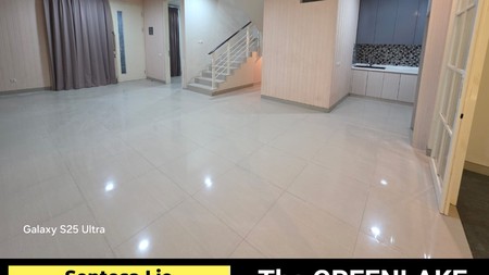 1 Milyar-an  Dijual Rumah Citraland The Greenlake Surabaya Barat - Modern 2 Lantai BONUS SEMI Furnished dekat Wisata Bujit Mas, Pakuwon Mall