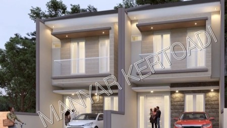 Dijual Rumah Baru di Manyar Kertoadi Surabaya