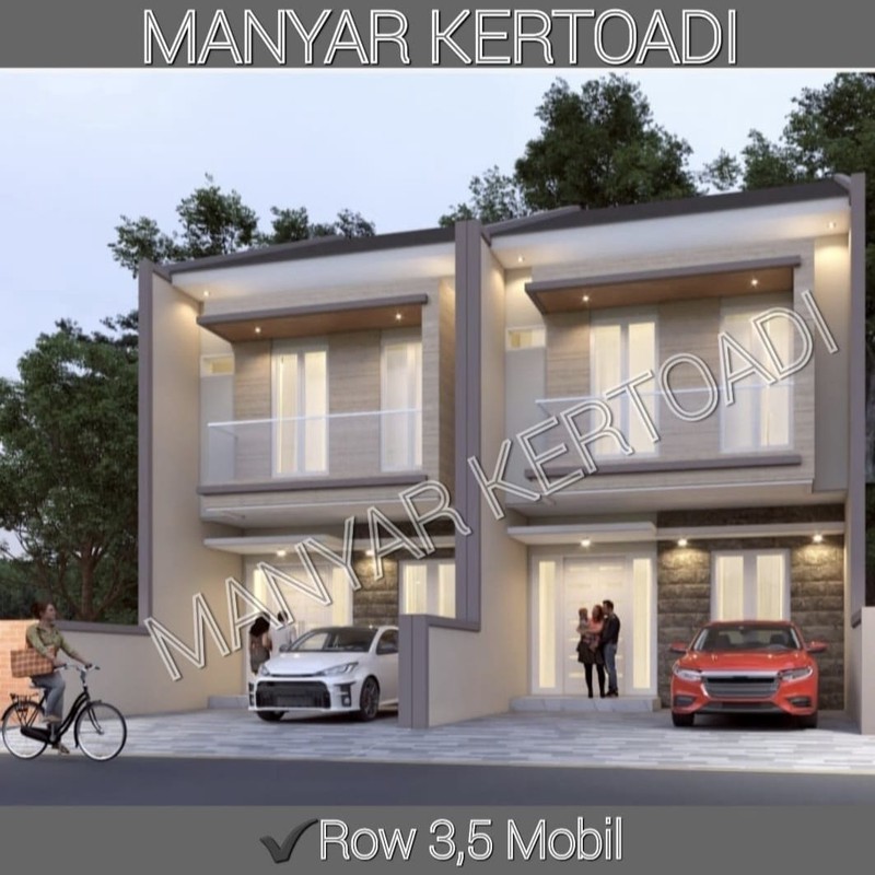 Dijual Rumah Baru di Manyar Kertoadi Surabaya