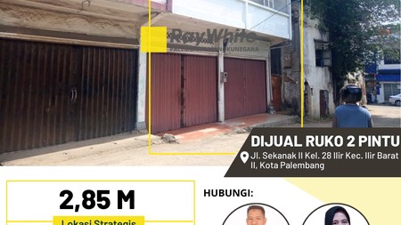 Ruko 2 Pintu dekat Benteng Kuto Besak