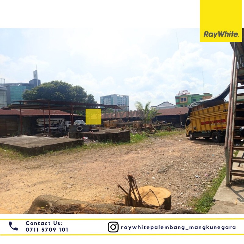 Tanah dan Gudang disewakan dekat Pasar Km 5