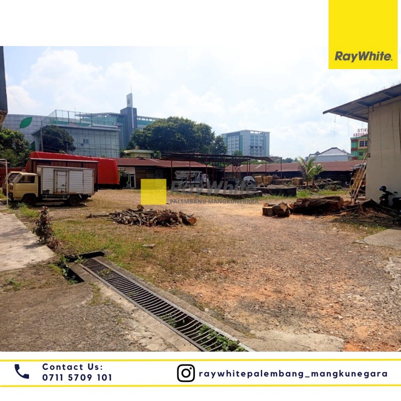 Tanah dan Gudang disewakan dekat Pasar Km 5