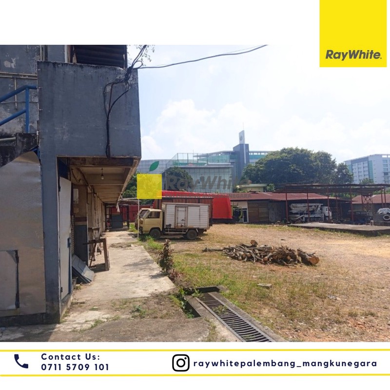 Tanah dan Gudang disewakan dekat Pasar Km 5