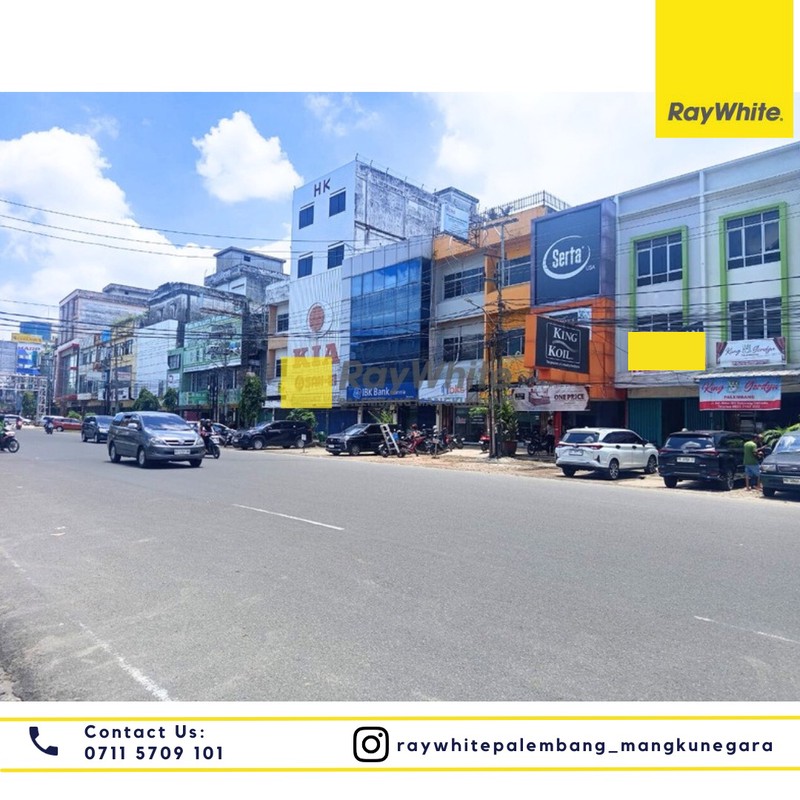 Ruko 1 Pintu di Jalan Kol Atmo Palembang
