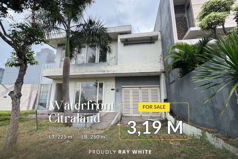 Jual Rumah Mewah di Waterfront Citraland Surabaya - Lokasi Premium, Siap Huni, Harga Nego!