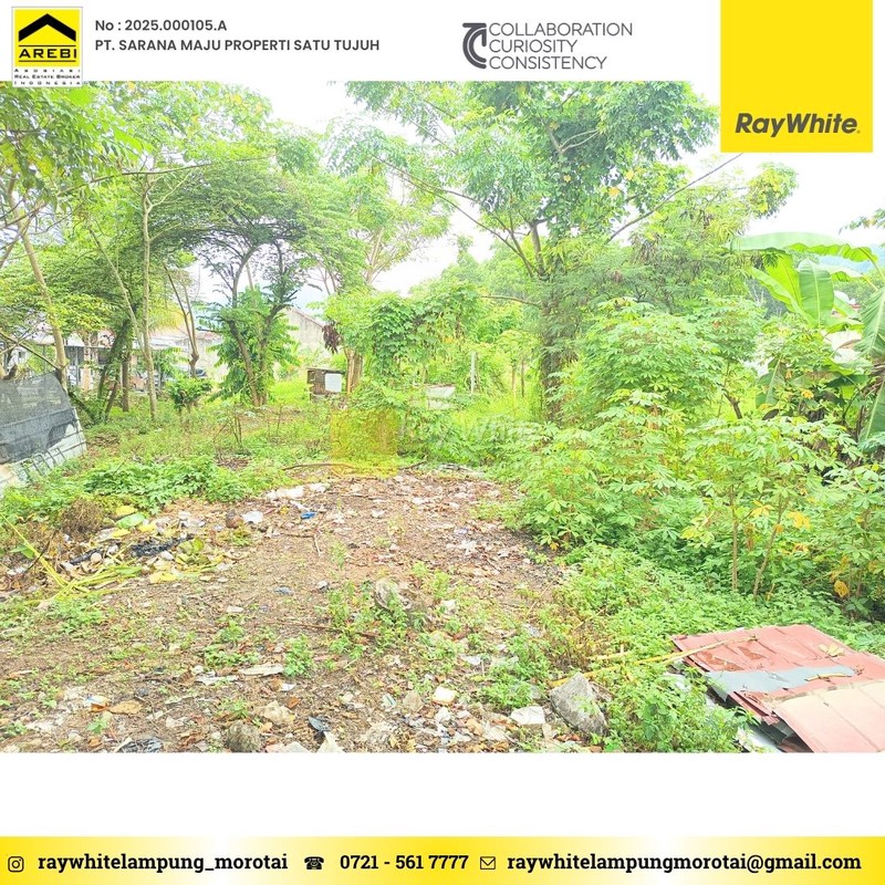 Dijual Tanah lokasi Sukamaju Teluk betung barat mangku jalan utama R.E. Martadinata Bandar Lampung 