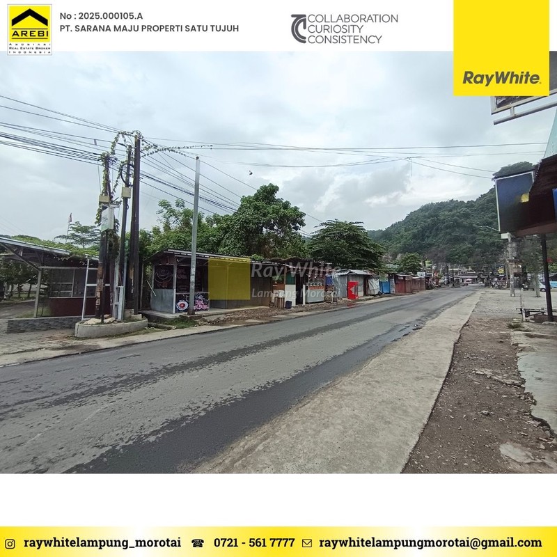 Dijual Tanah lokasi Sukamaju Teluk betung barat mangku jalan utama R.E. Martadinata Bandar Lampung 