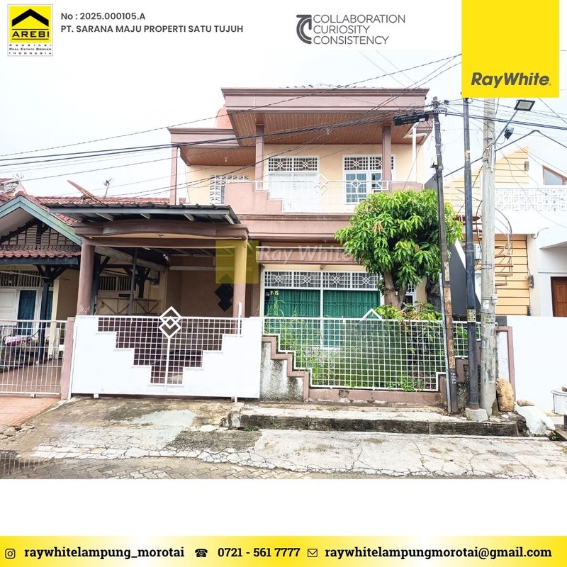 Disewakan rumah 2 lantai di morotai bandar lampung