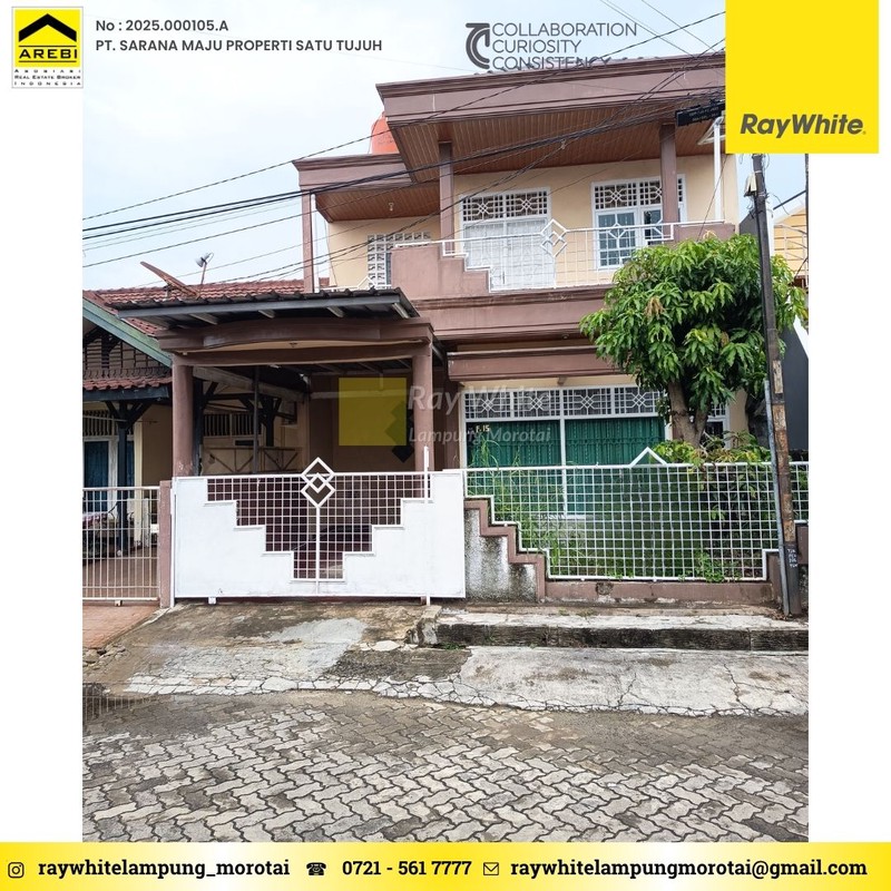 Disewakan rumah 2 lantai di morotai bandar lampung