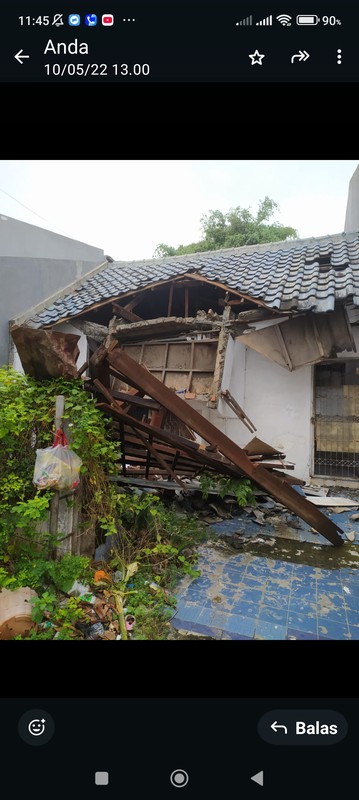Di jual cepat rumah tua di Taman Modern Jakarta Timur ( hitung tanah saja, harga dibawah NJOP PBB )