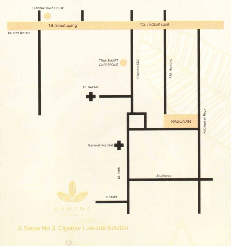 Rumah Siap Huni, Hunian Nyaman dan Asri @Samana Residence, Ciganjur