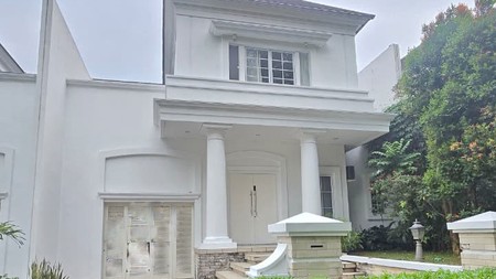 For rent open space house semi furnish at De Park De Maja BSD CITY