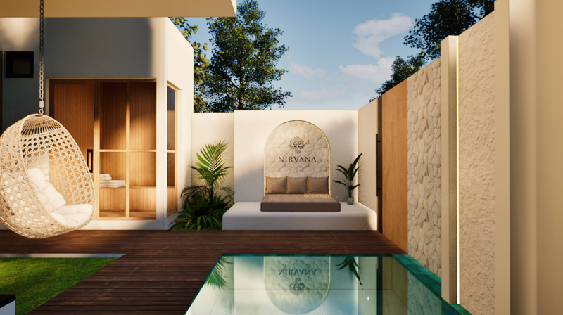 Leasehold - 3 bedroom exclusive villa in the center of Berawa,Canggu,Bali