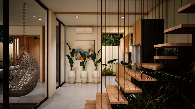 Leasehold -Exclusive villa in the center of Berawa,Canggu,Bali