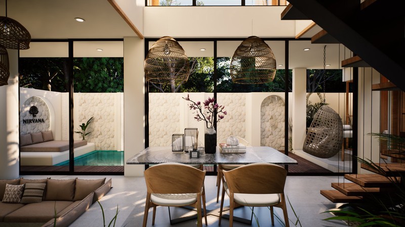 Leasehold -Exclusive villa in the center of Berawa,Canggu,Bali