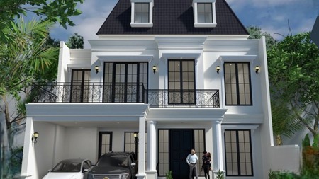 Rumah Baru,dalam cluster,jalan lebar di Bintaro Jaya 9