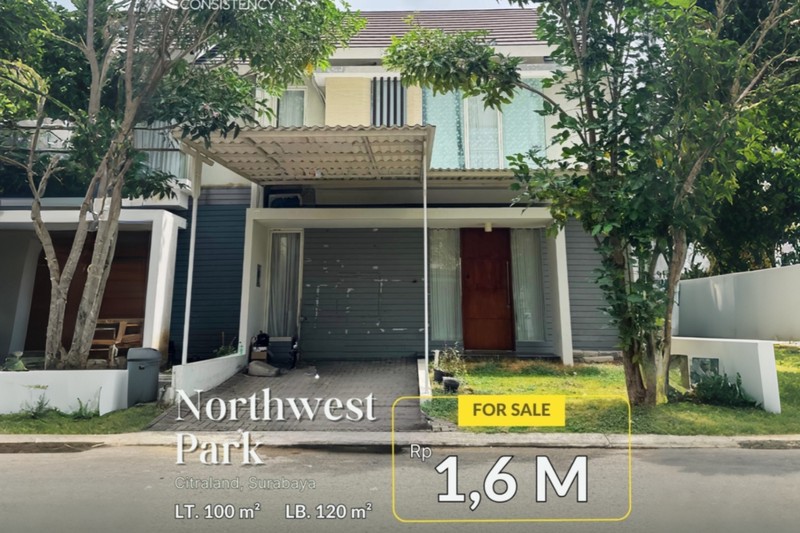 Jual Rumah Murah Dekat Gwalk dan PTC Surabaya Barat di Northwest Park Citraland Harga Terbaik