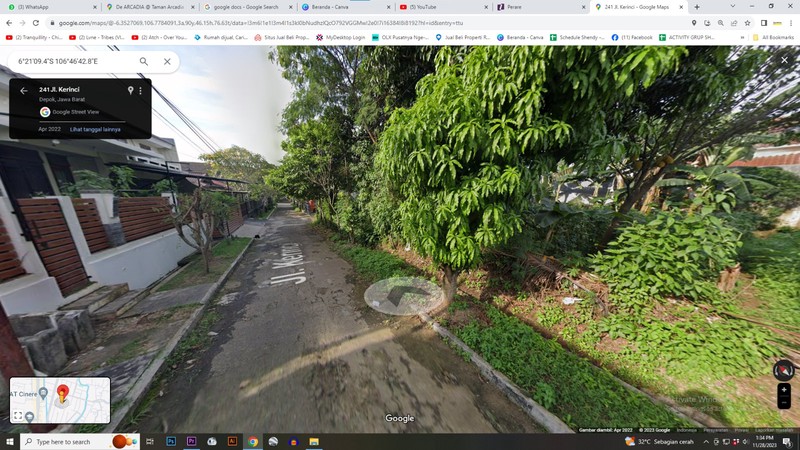 Tanah 600 m&#xb2; Dalam Komplek Cinere - Harga NJOP