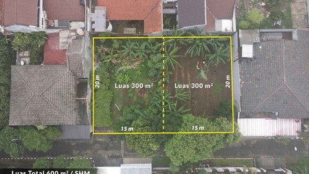 Tanah 600 m&#xb2; Dalam Komplek Cinere - Harga NJOP