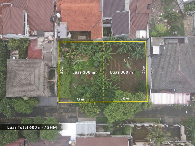 Tanah 600 m&#xb2; Dalam Komplek Cinere - Harga NJOP