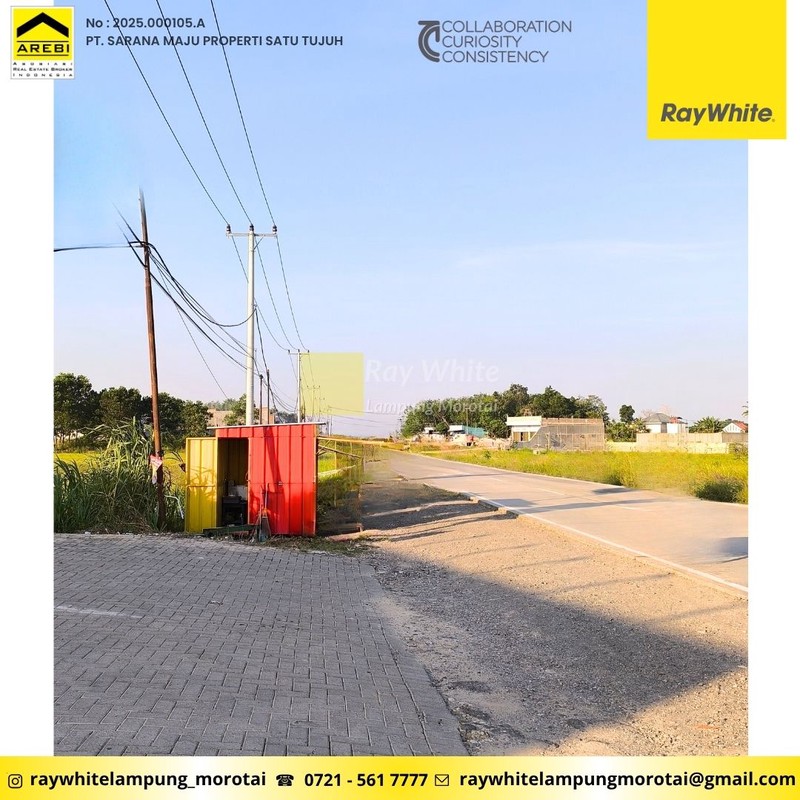 Tanah pinggir Jalan Raya Jalur 2 ITERA