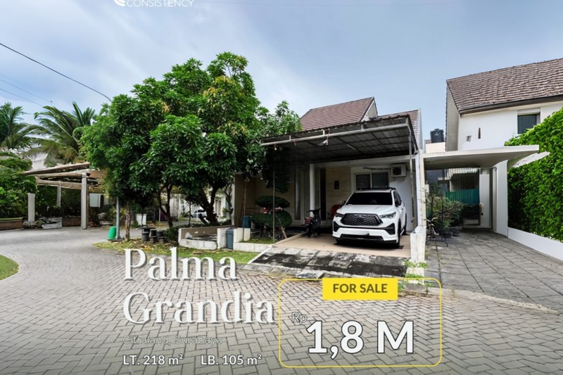 Dijual rumah murah palma grandia citraland surabaya barat -TERMURAH SE CLUSTER!!!-
