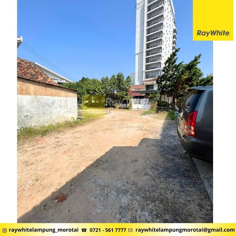 tanah luas dan bonus rumah di tanjung karang pusat