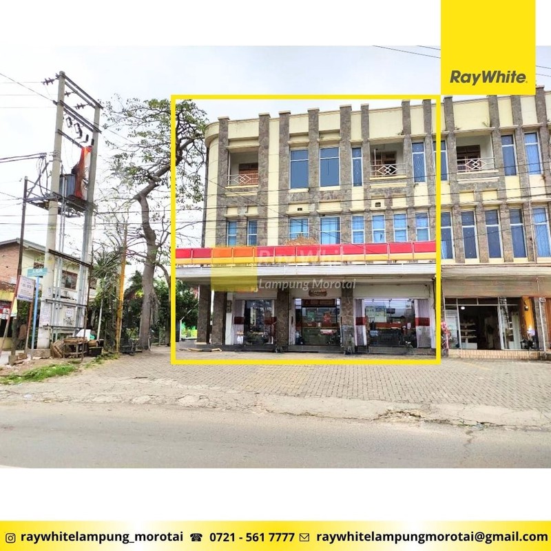 di jual ruko 3 pintu 3 lantai