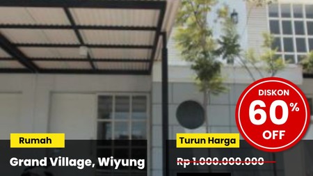 Dijual Rumah Lelang di Grand Village Wiyung Surabaya Barat