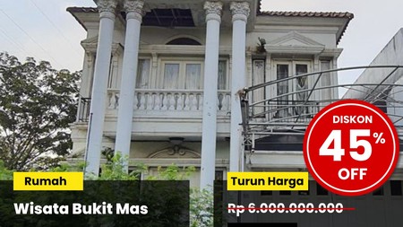 Dijual Rumah di Wisata Bukit Mas Surabaya Barat