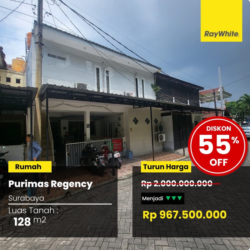 Dijual Rumah di  Purimas Regency Surabaya Timur