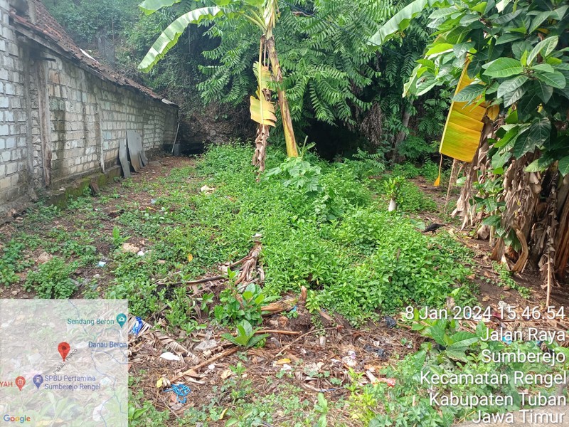 Tanah Dijual di Tuban Jawa Timur Luas 513m SHM