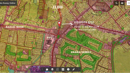 Rare Listing! Lahan Komersial di CBD Surabaya Barat - Akses Langsung ke Jalan Utama JLDB