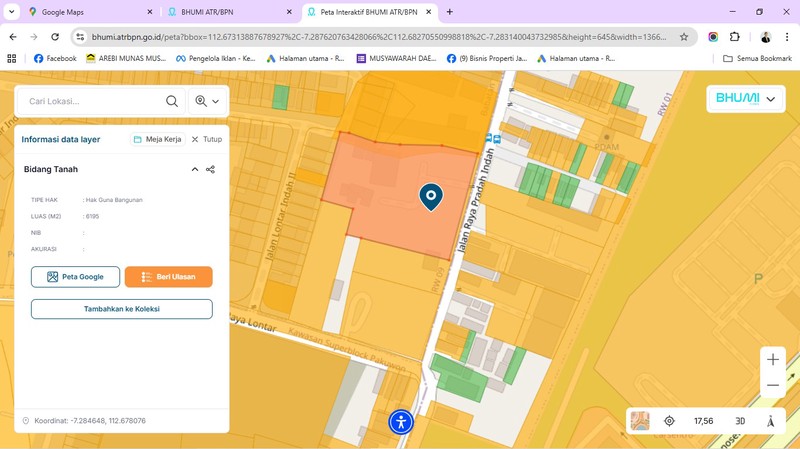 Rare Listing! Lahan Komersial di CBD Surabaya Barat - Akses Langsung ke Jalan Utama JLDB