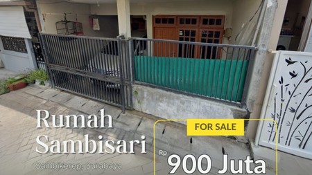 Dijual Rumah Nyaman di Lontar Sambisari Surabaya Barat - Lokasi Strategis Dekat Citraland & Graha Natura