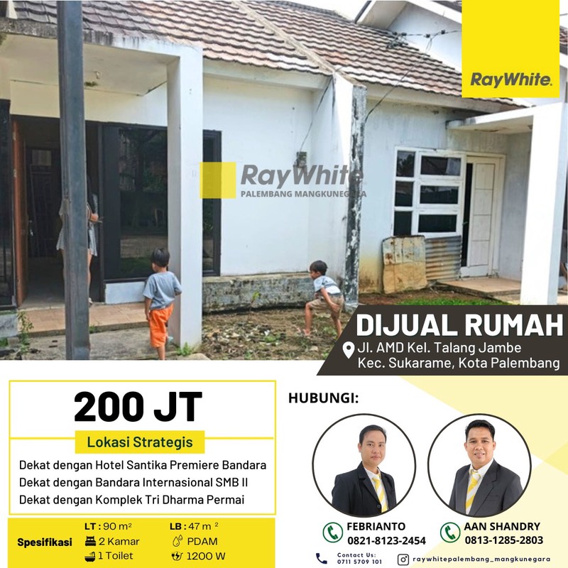 Dijual Rumah Murah di Palembang