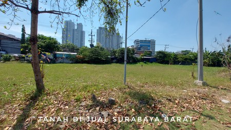Lahan 6.195 meter persegi Strategis di Raya Pradah Indah - Surabaya Barat