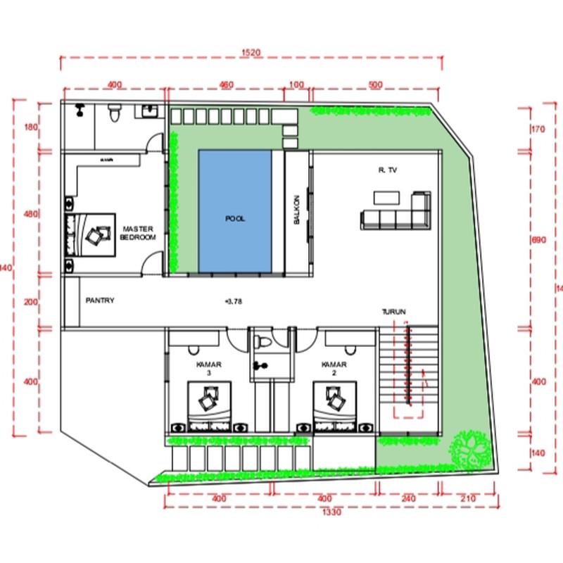 Rumah Dalam Perum Puri Cendrawasih Dekat Akmil Magelang Jawa Tengah