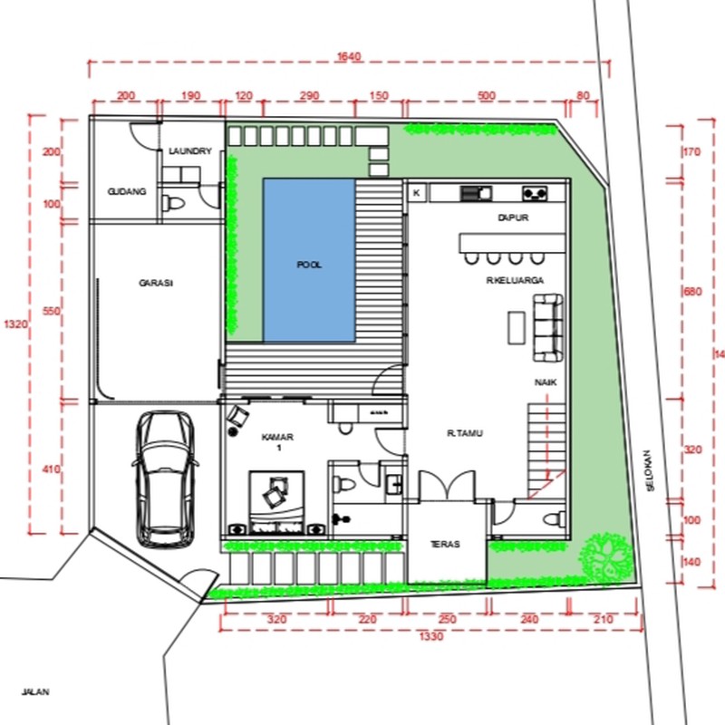 Rumah Dalam Perum Puri Cendrawasih Dekat Akmil Magelang Jawa Tengah