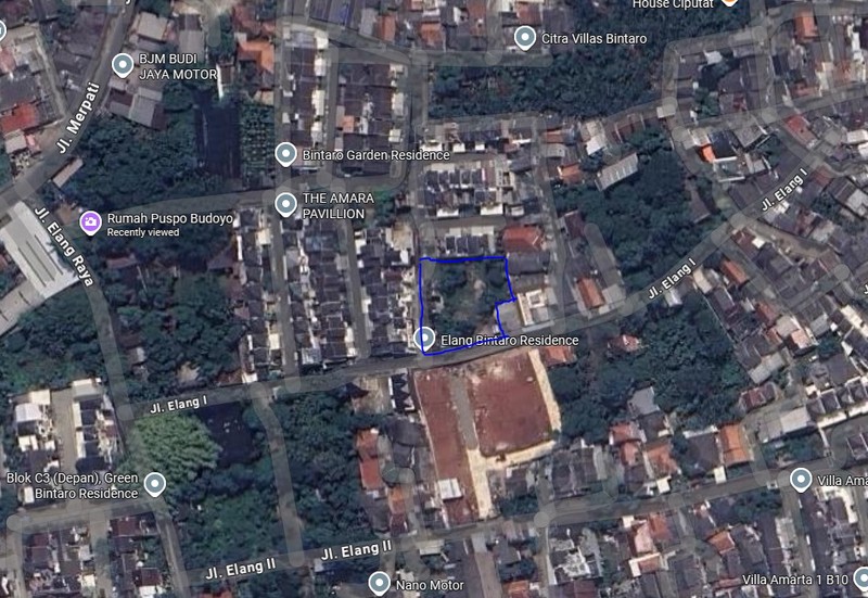 Rumah Hitung Tanah Area Cipete